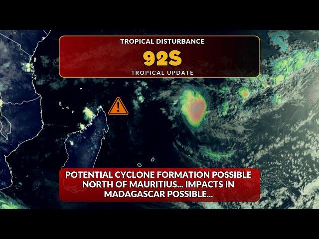 Potential Cyclone Formation Possible North of Mauritius... Impacts in Madagascar Possible...