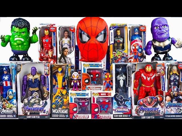 (TOYS ASMR) AVENGERS | Unboxing Review Action Figures | Spiderman ,Hulk, Ironman, Batman, Superman