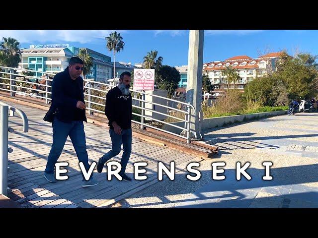 Evrenseki\Çolaklı Promenade Aktuell. Antalya Side Türkei  März 2025 #side #evrenseki #sideturkey