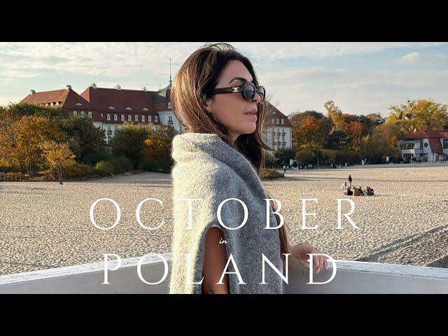 OCTOBER IN POLAND GDANSK SOPOT VLOG | Alessandra Rosa