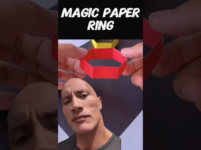 How to make MAGIC Paper Ring | Easy Origami Tutorial