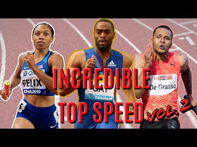 Sprinters With Incredible Top Speed/Speed Endurance • Part 2 - Sprinting Montage