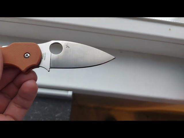 Spyderco Sage CPM-REX 121 sharpening