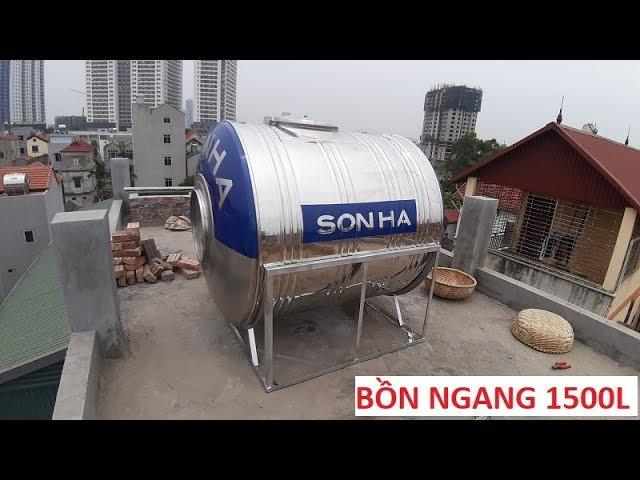 Bồn nước Sơn Hà 1500 lít phù hợp với mọi gia đình