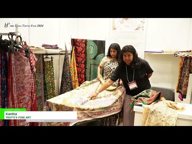 [14th INDIA TREND FAIR 2024 (Spring / Summer)] Kantha - TRIPTI'S FINE ART