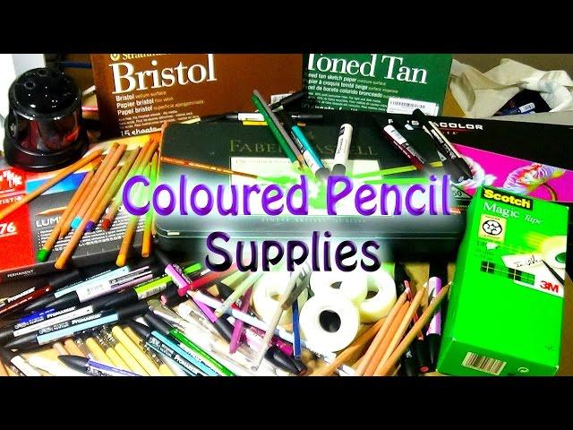 My Art Supplies Part 1: Coloured Pencils 