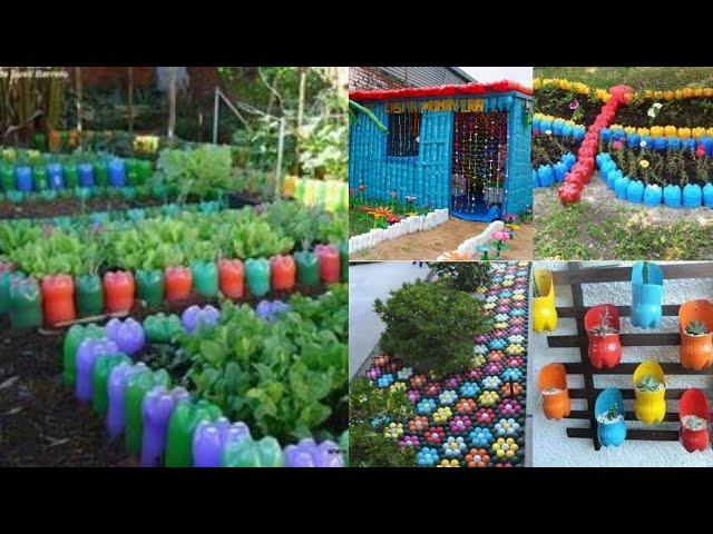 Butulkadan Bağ Dekorasiyalari | Brilliant Ways To Reuse Plastic Bottles Garden İdeas