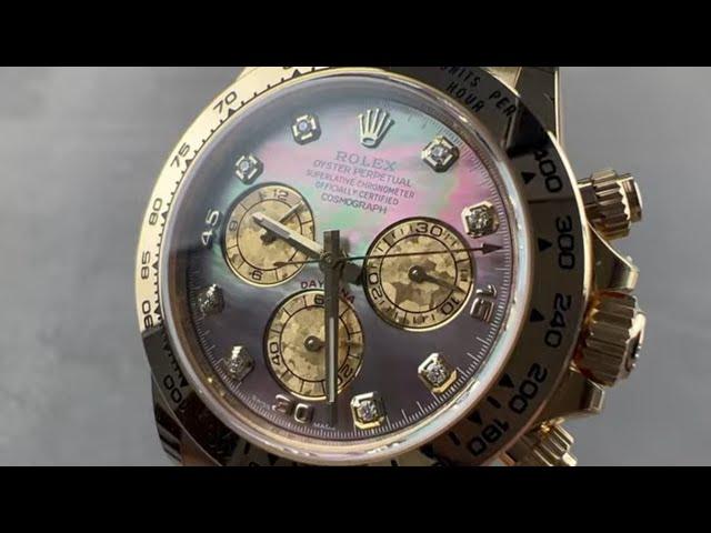 Rolex Daytona Mother of Pearl Dial 116508 Rolex Watch Review