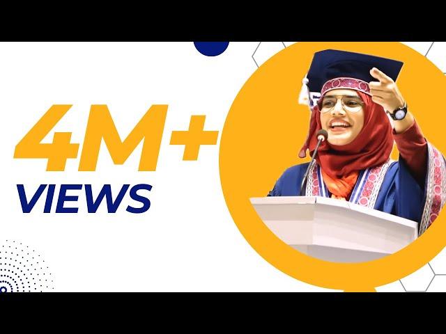 Valedictorian Speech | Gold Medalist | SZABIST Convocation 2020 | Rushna Hussain Memon