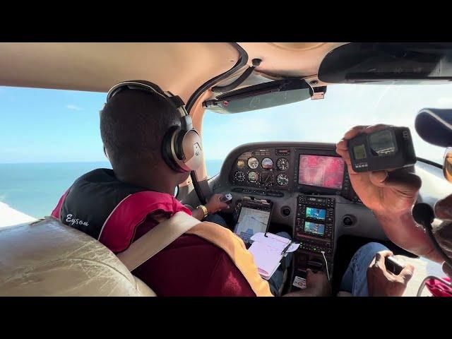 Landing in Jamaica using the visual approach to runway. 9 at Ocho Rios Jamaica #ianfleming