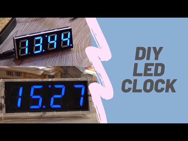 N6T8 4-Digit Clock Kit Build