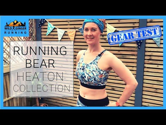 Running Bear Heaton Collection running kit review (funky new print for male & female runners!)