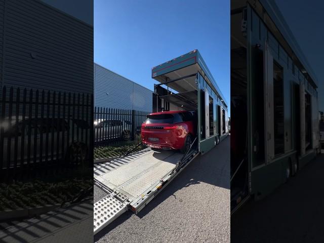 UNLOADING NEW RANGE ROVER SPORT  #rangeroverinformation #landrover #shorts
