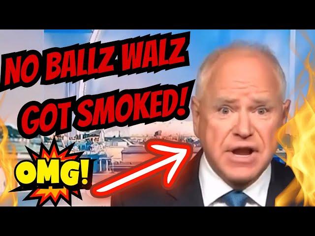 Tim Walz Gaffes Today And GETS DESTROYED on FOX NEWS! #funny