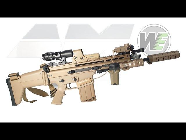 WE SCAR H GAS BLOWBACK / Airsoft Unboxing Review