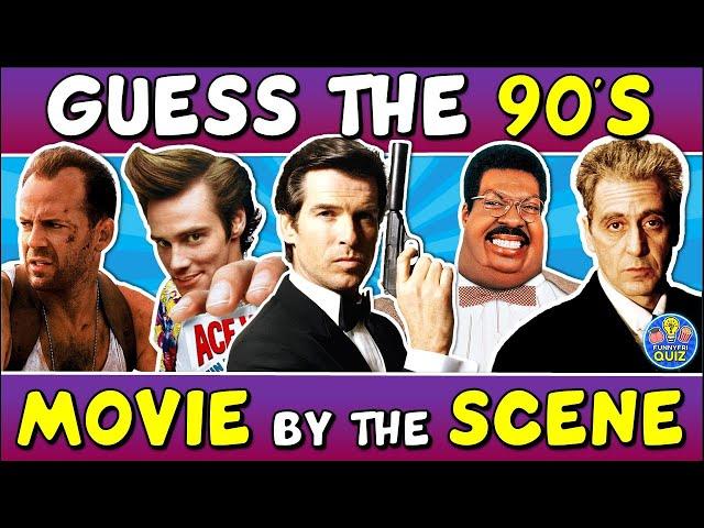 Guess the "90s MOVIES BY THE SCENE" QUIZ!  (PART 2) | CHALLENGE/ TRIVIA