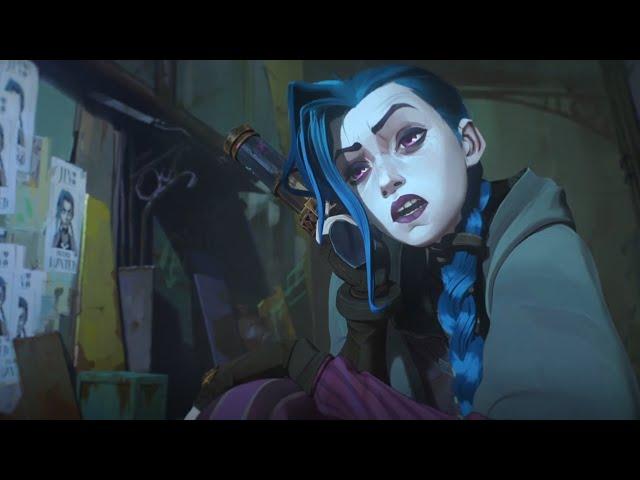 Arcane Season 2 Jinx badass introduction - "If you ever need to curse a society"