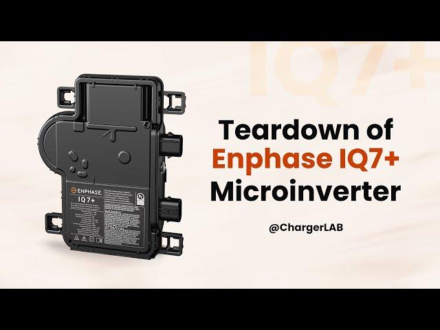 Teardown of Enphase IQ7+ Microinverter (For Solar Energy)