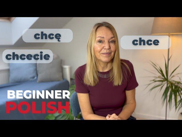 Verb 'CHCIEĆ' (to want)