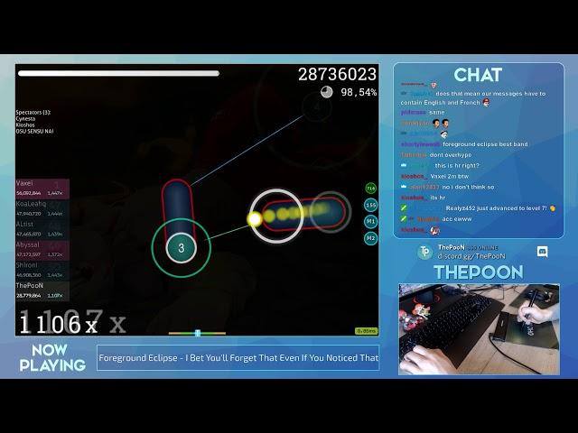 ThePooN | I Bet You'll Forget That Even If You Noticed That +HR 7.77* 98.57% FC #6 623pp | Liveplay!