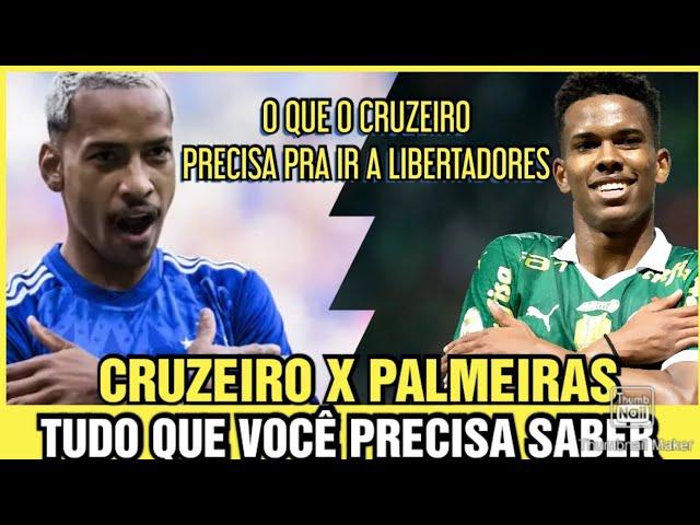 CRUZEIRO X PALMEIRAS, ÚLTIMAS NOTÍCIAS DO CRUZEIRO HOJE