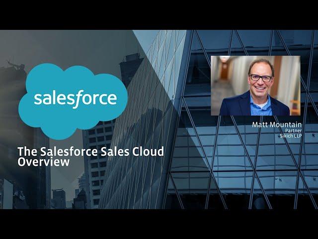 Salesforce Sales Cloud Overview | Sikich