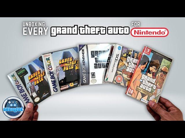 Unboxing Every Grand Theft Auto Nintendo Game