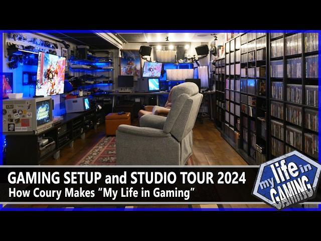 Gaming Setup and Studio Tour 2024 - How Coury Makes MLiG / MY LIFE IN GAMING