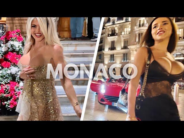 MONACO GIRLS AND SUPERCARS - MILLIONAIRES LIFESTYLE - 2024