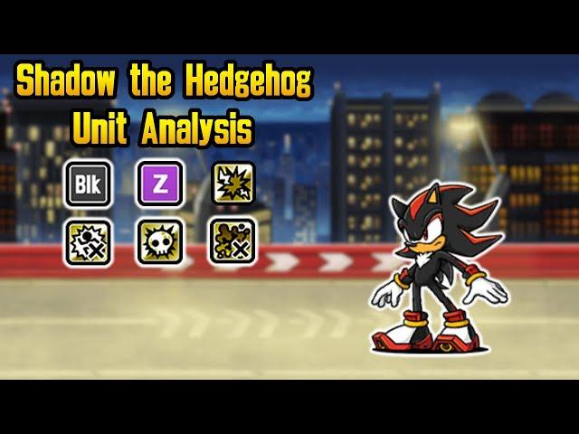 Shadow the Hedgehog Unit Analysis - The Battle Cats x Sonic the Hedgehog (Version 14.4)