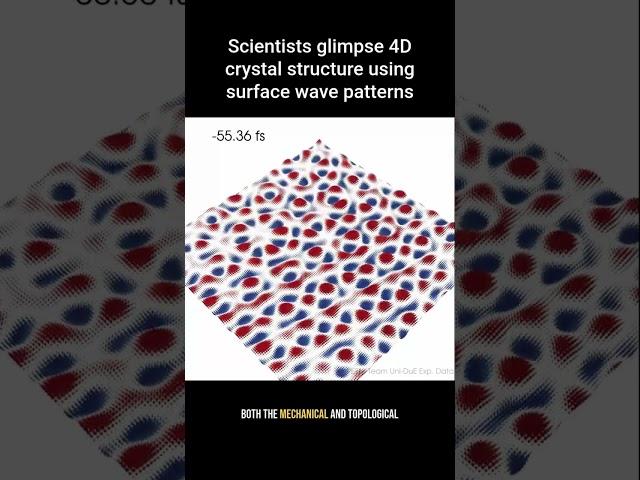 Scientists glimpse 4D crystal structure using surface wave patterns