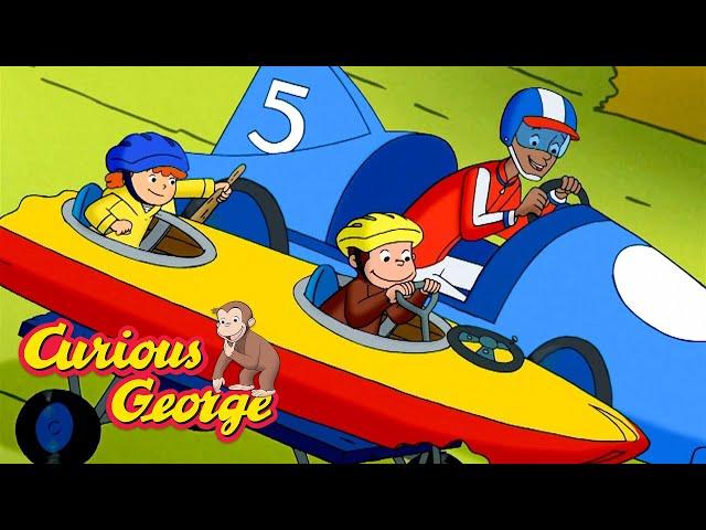 The Crazy Go-Kart Race - Full Episode   Curious George  Kids Cartoon  Kids Movies