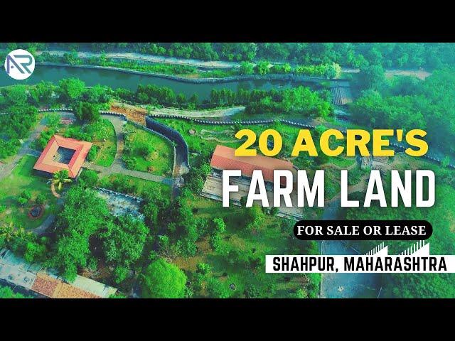 FOR SALE OR LEASE | 20 ACRE'S OF FARM LAND | NEAR SHAHPUR #maharashtra  #acerealty