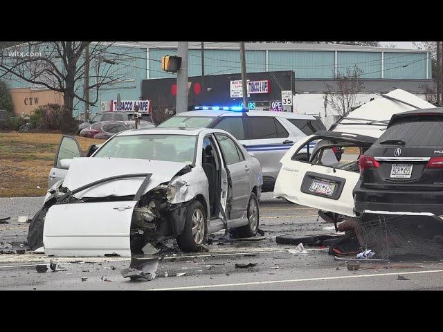 Shooting leads to police chase and crash in Columbia