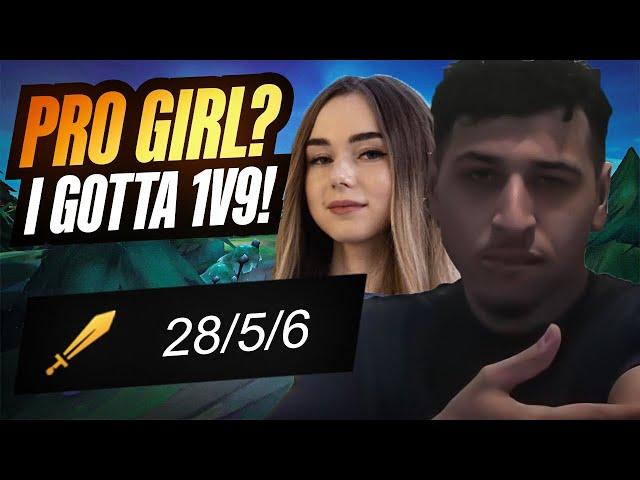 What Happens When HUMZH GO VS PRO GIRL GAMER (vs G2 Karina) | Humzh