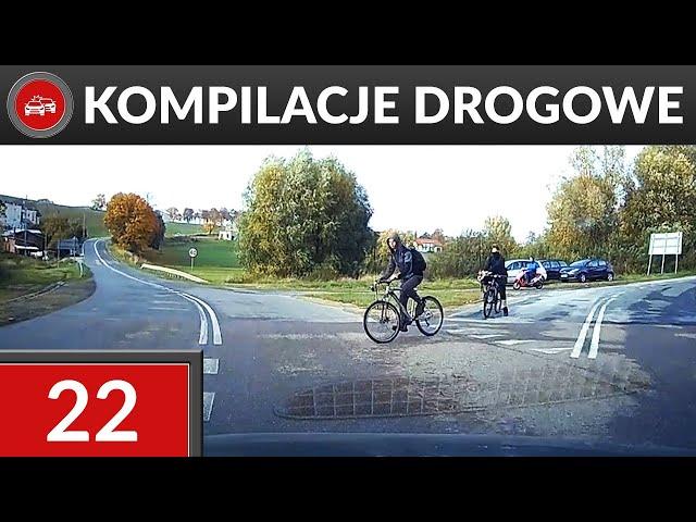 Wykroczenia, kolizje i niebezpieczne sytuacje na drogach - Kompilacje Drogowe #22