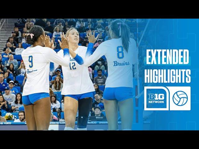 Oregon at UCLA | Extended Highlights | Big Ten Volleyball | 11/29/2024