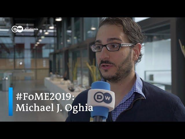 FoME2019: Forum Media and Development 2019, Michael J. Oghia | DW Akademie