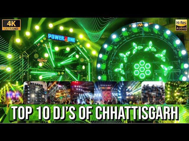 TOP 10 DJS OF CHHATTISGARH 2023 | ULTRA HD SOUND | CG04 LIVE