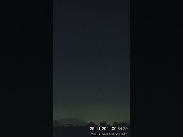 #meteorito o #bólido o #basuraespacial desde #méxico #mexicocity #cdmx 29-NOV-24 00:34 hrs. ORIENTE