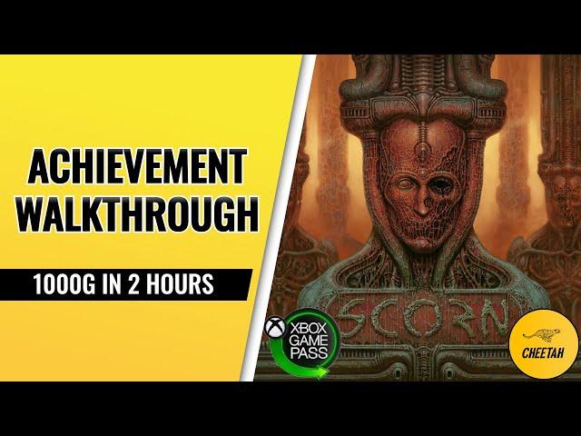 Scorn - 100% Full Game Walkthrough - All Achievements in 2 Hours - Xbox Game Pass