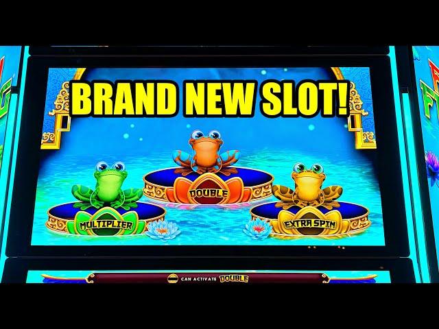 NEW SLOT! Huge Wins max betting on Fu Frog.