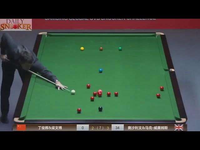 Ronnie O'Sullivan & Mark Williams (TEAM) play a superb 131 total clearance