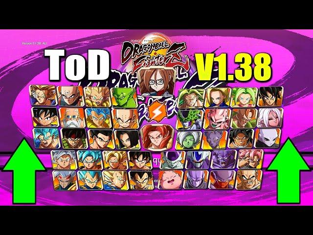 ALL 44 Characters Solo TOD Combo - NEW DBFZ Patch!!