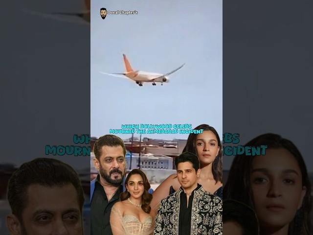 Bollywood Celebs On Air India AI 171 Incident #bollywood #salmankhan #srk #airindia #aliabhatt