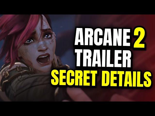 13 INSANE DETAILS IN NEW ARCANE 2 TRAILER