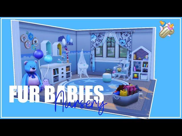 Fur Babies Nursery || The Sims 4 Room Build #Shorts