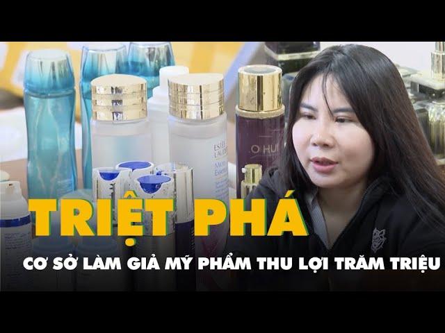 Mua 'nguyên liệu' trên mạng 50.000 đồng/kg, làm giả mỹ phẩm thu lợi trăm triệu