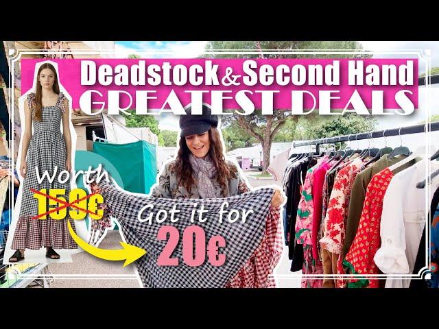 I Found The BEST BARGAINS at This MARKET | Deadstock, Second Hand and Vintage Clothes + HAUL