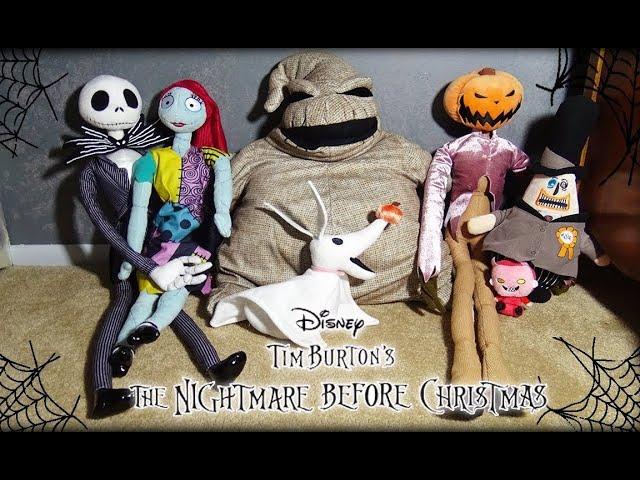 Our New The Nightmare Before Christmas Plush Dolls! Jack, Sally, Zero, Oogie, Mayor Plushies!